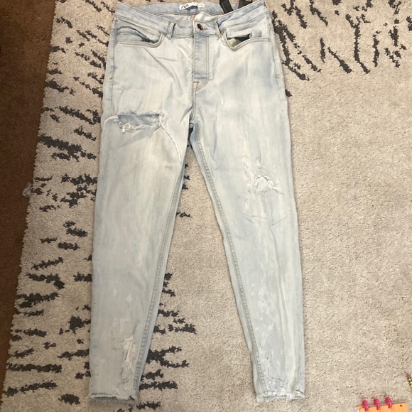 Zara Jeans Zara Mens Ripped Jeans Poshmark